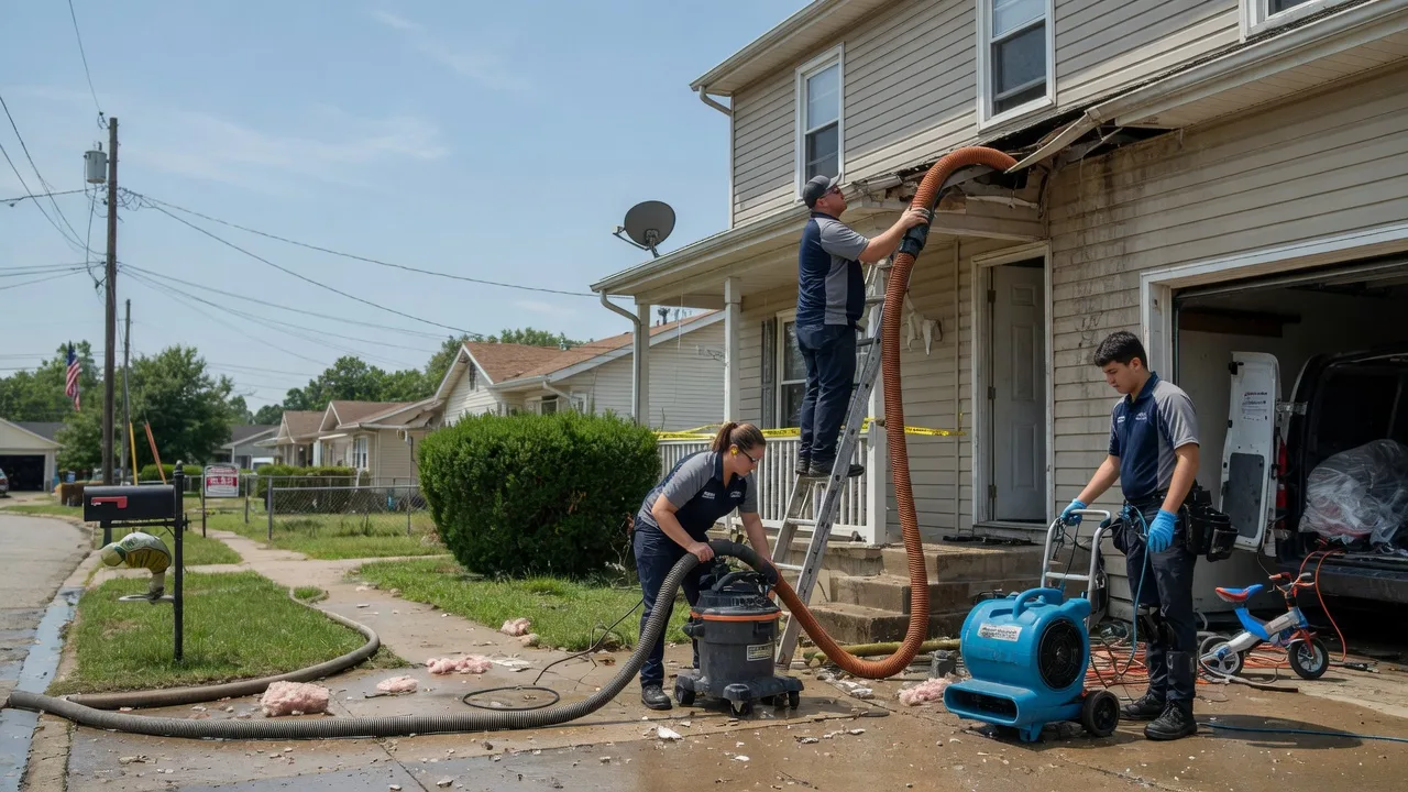 Water Damage Restoration in Baldwin City, KS near me